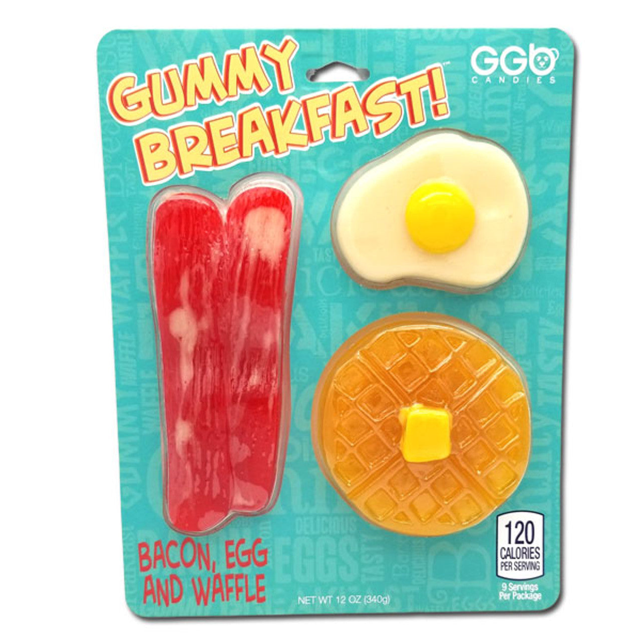 Gummy Breakfast Bacon, Egg, and Waffle